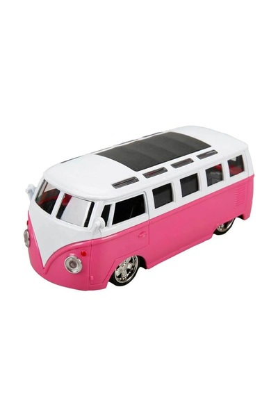Shem Woswos Pull and Drop Mini Bus with Sound and Light 14 cm