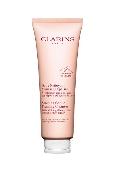 Clarins 125 ml Soothing Gentle Foaming Cleanser - Soothing and Gentle Cleanser for Dry Skin