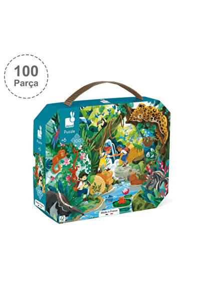 Janod 100 Parça Çantalı Puzzle - Inka Macerası