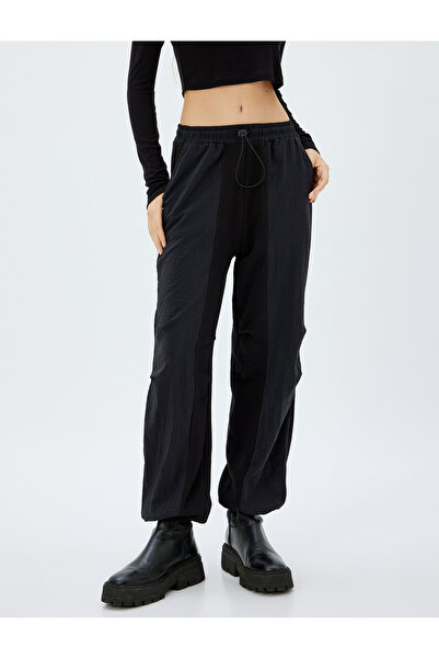 Koton Παντελόνι Parachute Ελαστική μέση και πόδια με τσέπες Άνετη εφαρμογή