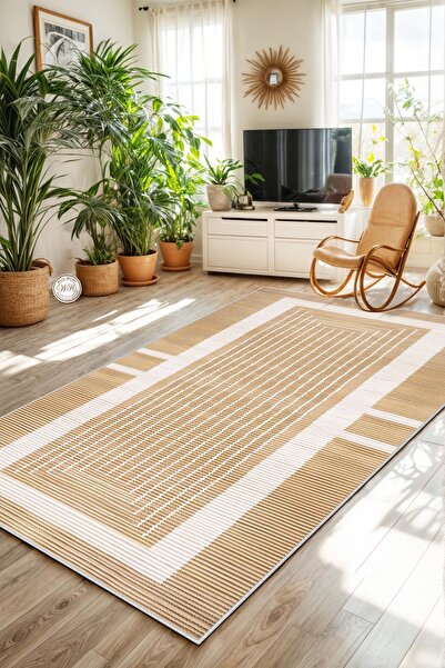 West Home Bohemian Washable Non-Slip Base Stain Resistant Living Room Carpet ...