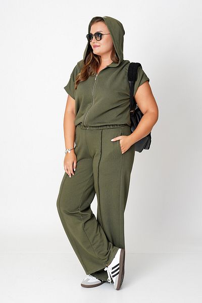 Büyük Moda Комплект от суитшърт и спортни панталони с цип