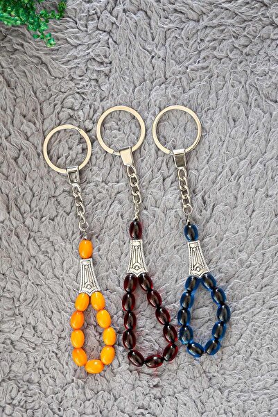 TESBİHKENTİ Κομψά σχεδιασμένο σετ 3 μπρελόκ προσευχής, μεταφέρετε την κομψότη...