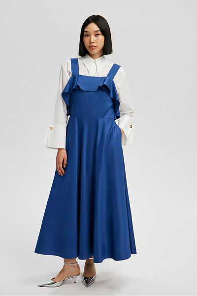 Touché Privé RIFFIR DETAILED SQUARE COLLAR GILET