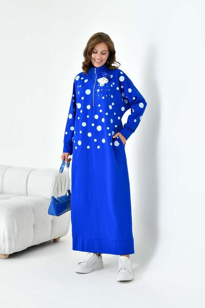 FTZ WOMEN Női kétszálas ruha Saks Blue 30902