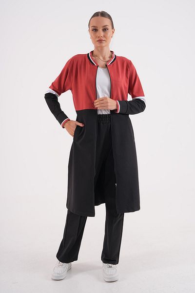 WestBound Set de trening Hijab pentru damă - Sport lung și casual, TILE