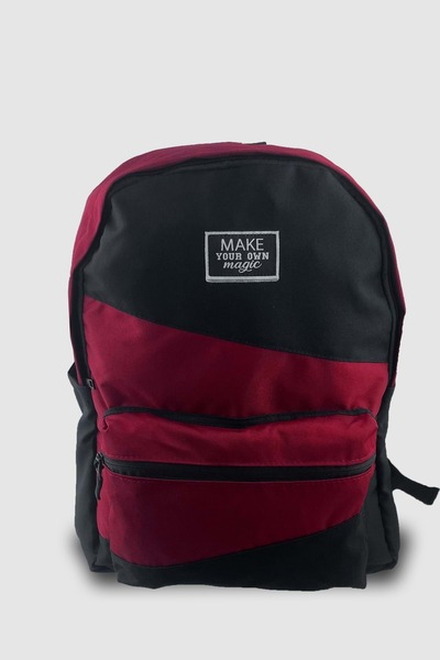 Bagorama Parted Unisex Kumaş Günlük, Okul Ve Spor Sırt Çantası - Bordo