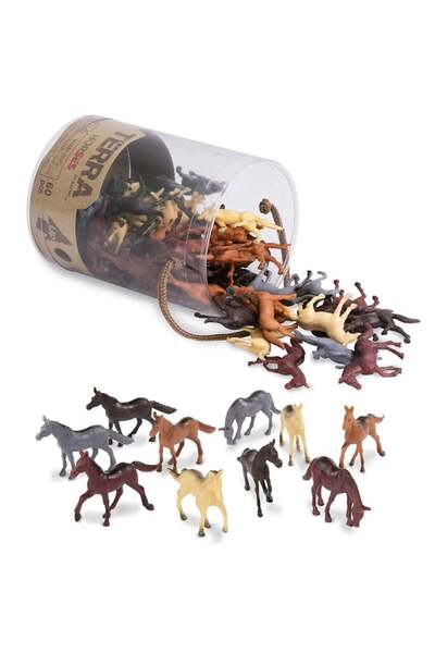 Isabel Terra 60 Parça Küçük Oyun Seti - Atlar