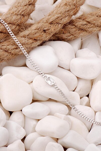 Sümer Telkari Gurmet Rodyumlu Gümüş Baget Trend Bileklik 3931