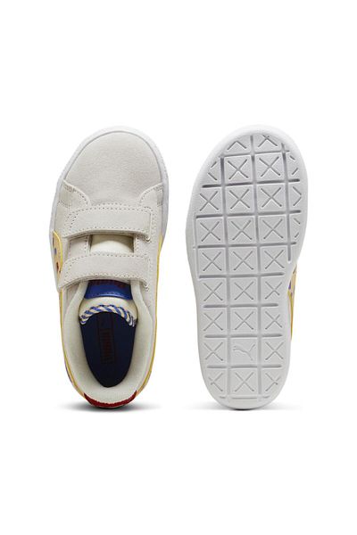Puma Pantofi sport albi pentru copii Suede Classic Lf Sum