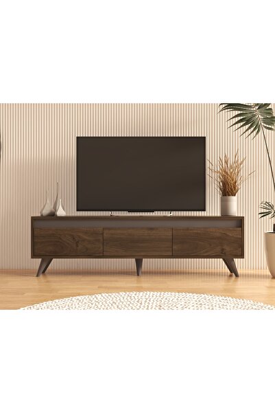 MERT SERT MOBİLYA Century Tv Sehpası Tv Ünitesi, Üç Kapaklı,150cm