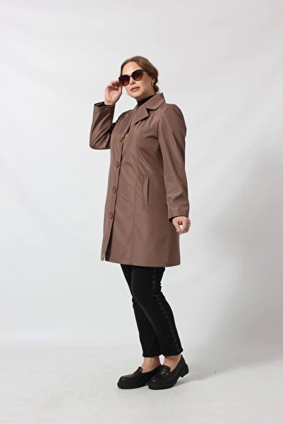 Moda Berray 1670 Düğmeli Cep Detaylı Bondit Ceket