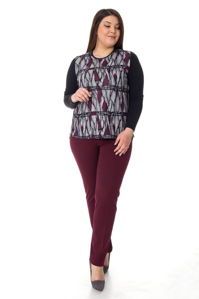 FUERTE 89019 BELİ LASTİKLİ PANTOLON