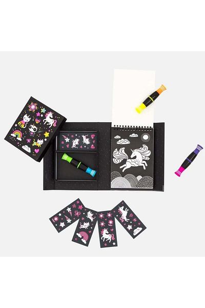 Tiger Tribe Neon Painting Set - Unicorns and Friends