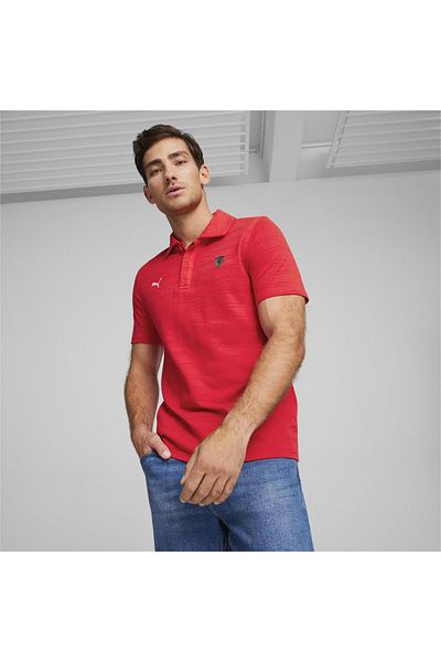Puma Ανδρικό μπλουζάκι Jacquard Polo σε στυλ Ferrari