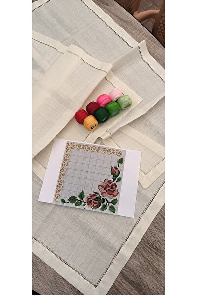 MODATU Salon takımı işleme kiti/ gül modeli