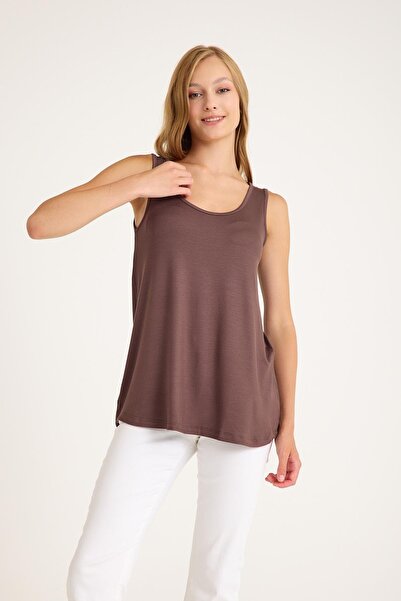 COTENCONCEPT 3 Pieces A-Line Comfortable Fit Basic Thick Strap Undershirt T-Shirt