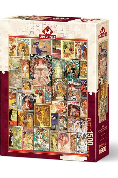 STOREMAX Art Nouveauposter 1500 Piece Puzzle Jvnnshop 646268