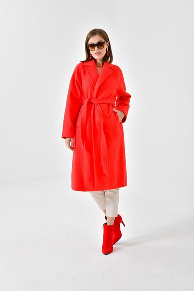 FTZ WOMEN Women's Stamped Coat Red 30625