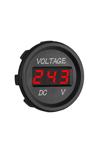 KEEPRO Dijital Voltmetre Dc 12-24 V Vidalı Oto Motosiklet Tekne Için Krmz