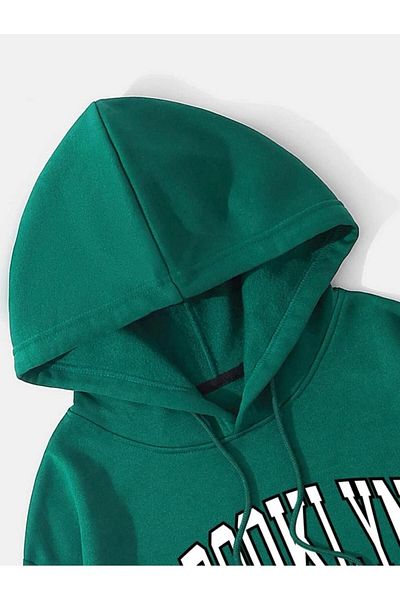 MOONBULL Μπλούζα με κουκούλα με κουκούλα Brooklyn Printed Unisex Oversize