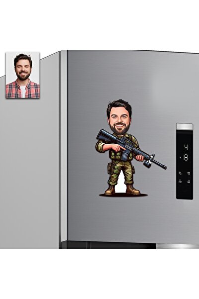 wonderlike Asker Tasarımlı Buzdolabı Magneti