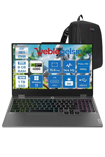 LENOVO loq  I5 12450HX 8gb 1tb SSD RTX4060 8gb 15.6? Fhd WIN11HOME 15.6" Fhd ...