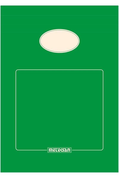 STOREMAX A5 Softcover Memo Pad, Primary Series, 80 Sheets, Plain, Green Mhmt 1053513