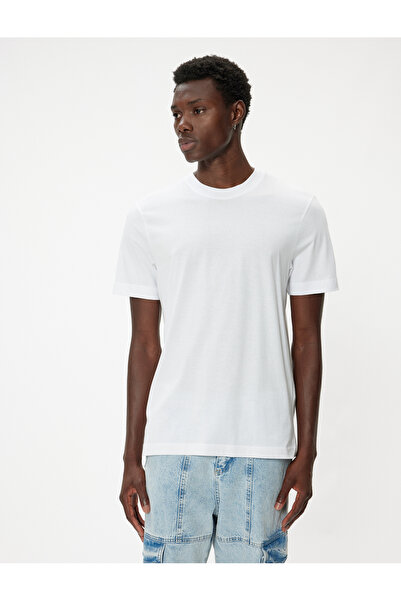 Koton Basic Tişört Regular Fit Kısa Kollu Bisiklet Yaka Pamuklu