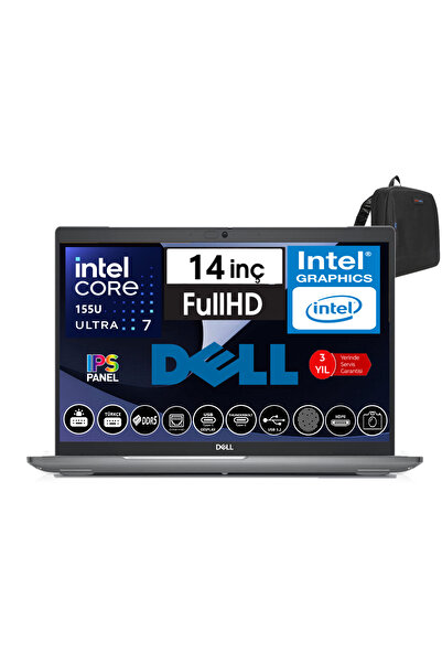 Dell Latitude 5450 Intel Ultra 7 155U 32GB Ddr5 1tb SSD  14" Fhd IPS Freedos ...