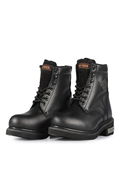 Harley Davidson 025M100109 Gıbson Erkek Bot - Siyah Deri