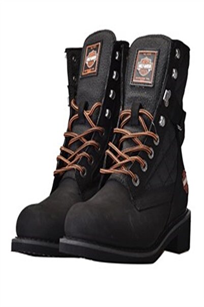 Harley Davidson 025M100031 New Worker Erkek Bot - Siyah Nubuk