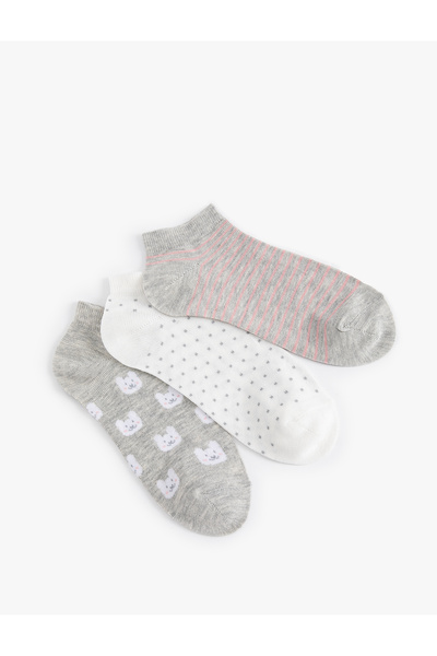 Koton Комплект от 3 ботуши Чорапи Многоцветни