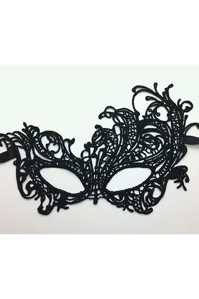 STOREMAX Jvnnshop Black Color Lace Embroidered Mesh Embroidered Party Mask Model 5 646268