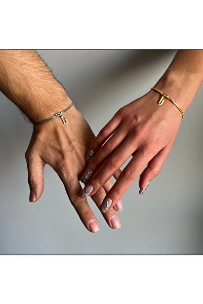 vogutima jewelery&silver by timuçin mavili Erkek Kadın Gümüş Bileklik - Çift ...