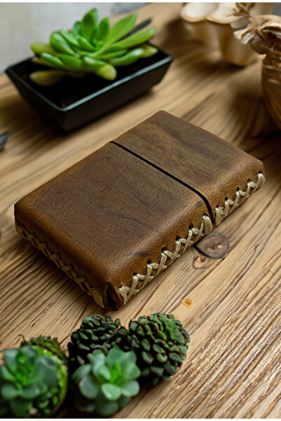 AmiasDesign El Yapımı Deri Kılıflı Zippo Benzinli Çakmak