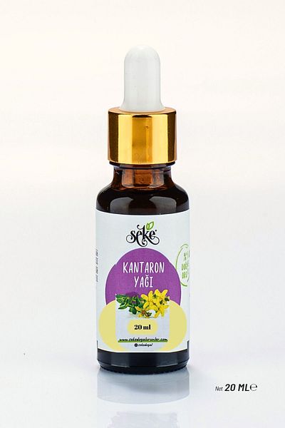 SEKE Natural St. John's Wort Oil - Glass Bottle with Dropper