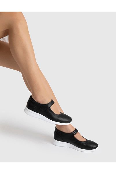 İLVİ Allirea Genuine Leather Black Women's Loafer