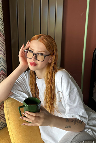 FALAN EYEWEAR Liendberg Kadın Blue Block Gözlük Gri