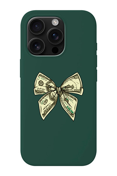 shoptocase iPhone 16 PRO MAX Uyumlu Kurdele Desenli İçi Süet Silikon Telefon ...