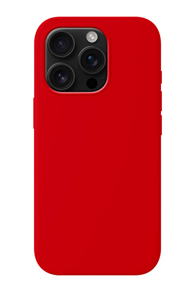 shoptocase iPhone 16 PRO MAX Uyumlu İçi Süet Dışı Silikon Lansman Telefon Kılıfı