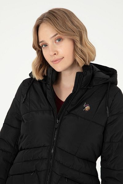 U.S. Polo Assn. Eliffu Butikhome - Women's Black Coat