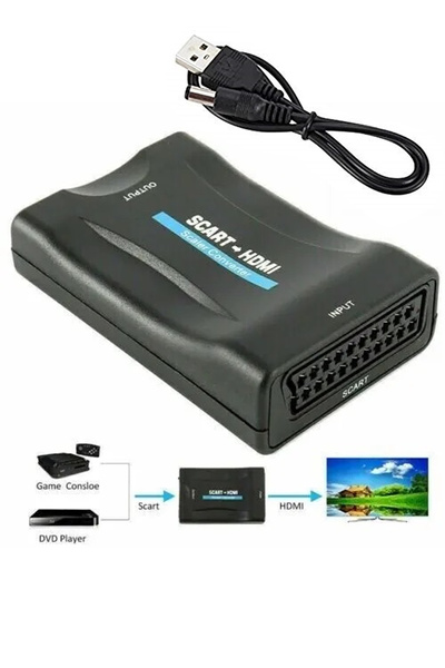 MAXGO محول فيديو 3016 سكارت إلى إتش دي إم آي إيه في