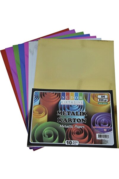 Südor SK21 METALİK KARTON 250 GR 20X30 10 LU 5 RENK
