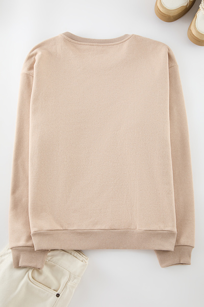 Trendyol Collection Hanorac cu decolteu rotund cu broderie de animale - TMNAW24SW00169