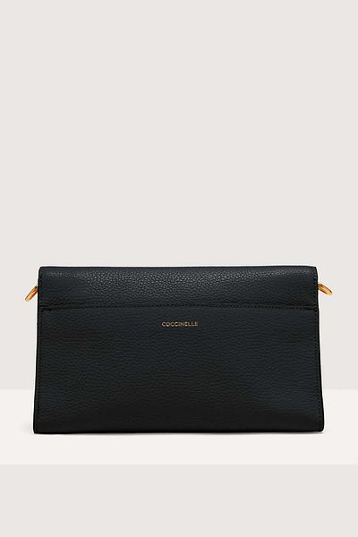 Coccinelle KABELKA Z VLNĚNÉ KŮŽE / ČERNÁ