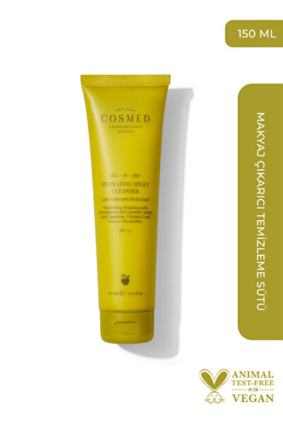 COSMED Day-to-Day Hydrating Milky Cleanser - Yüz Temizleme Sütü Kuru Ciltler için Temizleyici 150 ML