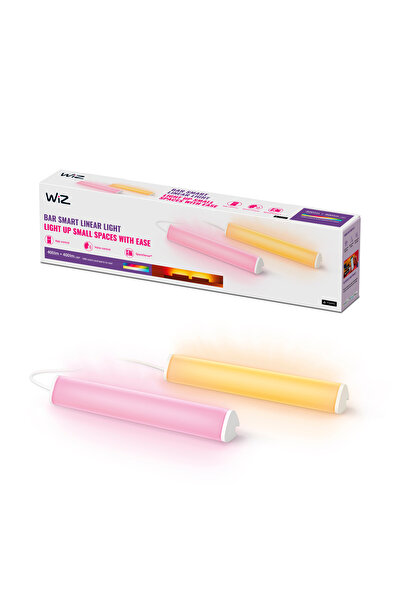 Wiz Renkli Işık Barı (2'li Paket) - Matter, Google Home, Alexa Uyumlu