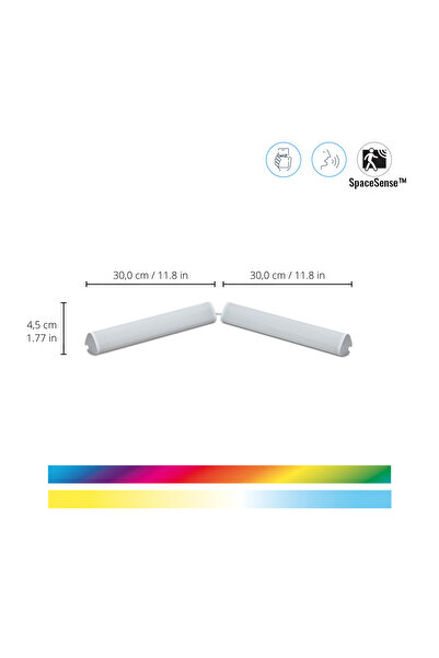 Wiz Renkli Işık Barı (2'li Paket) - Matter, Google Home, Alexa Uyumlu