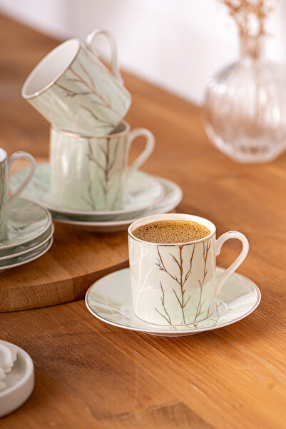 Emsan Crystal 6 Kişilik Kahve Fincan Takımı 80 ml